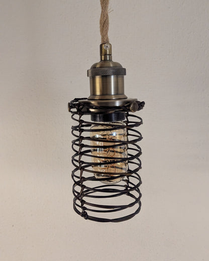 "Dolium Purum" Handcrafted Seaweed Sculptural Hanging Lamp