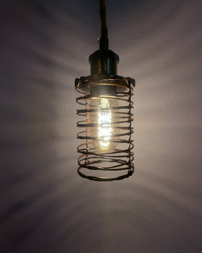 "Dolium Purum" Handcrafted Seaweed Sculptural Hanging Lamp