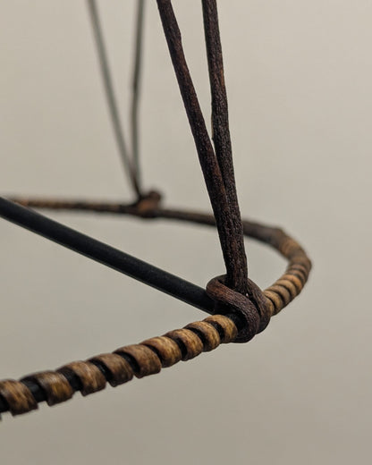 "Aerostatum Nocturnum" One-of-a-kind Seaweed Sculptural Table Lamp