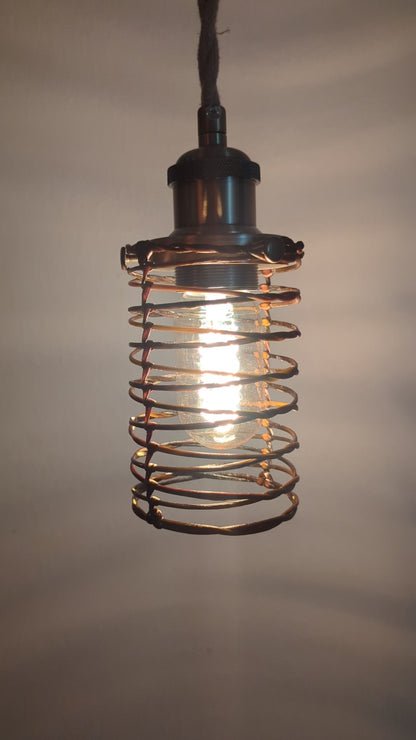 "Dolium Purum" Handcrafted Seaweed Sculptural Hanging Lamp